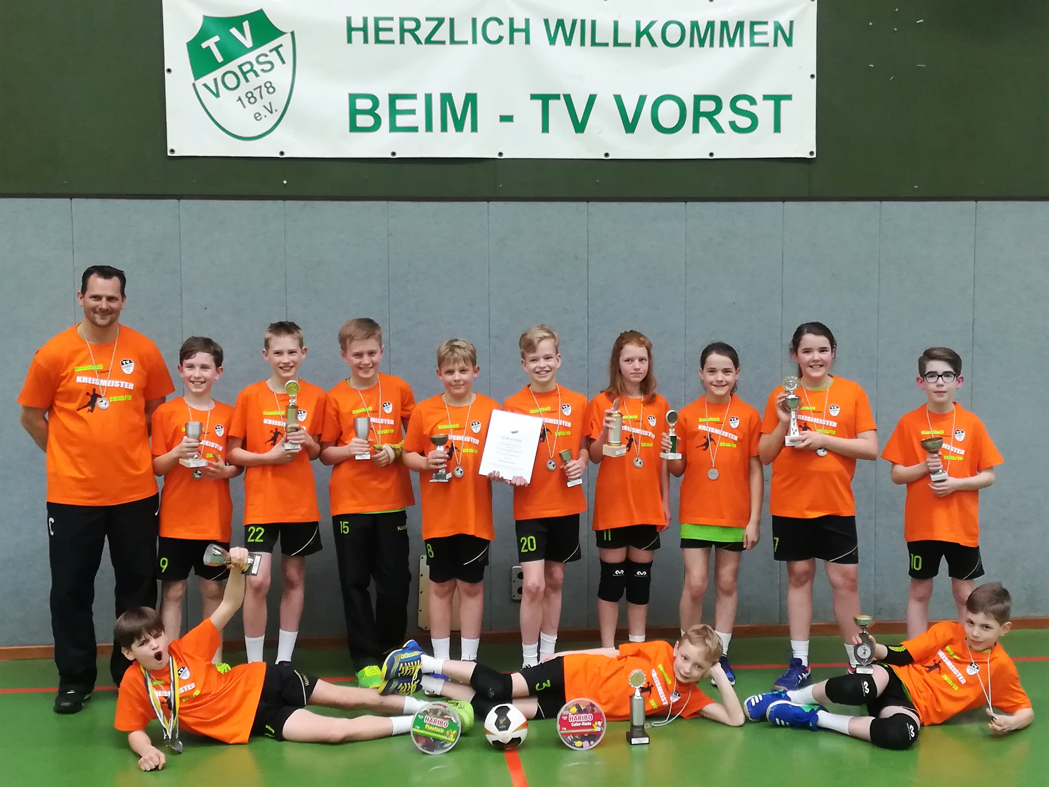 Handball E-Jugend Kreismeister 2018-2019