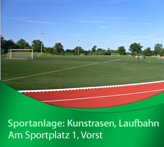 sportstatte_kunstrasenplatz_laufbahn Sportpark Vorst, Am Sportplatz 1