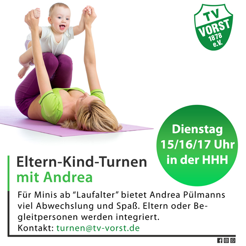 Eltern-Kind-Turnen mit Andrea Pülmanns