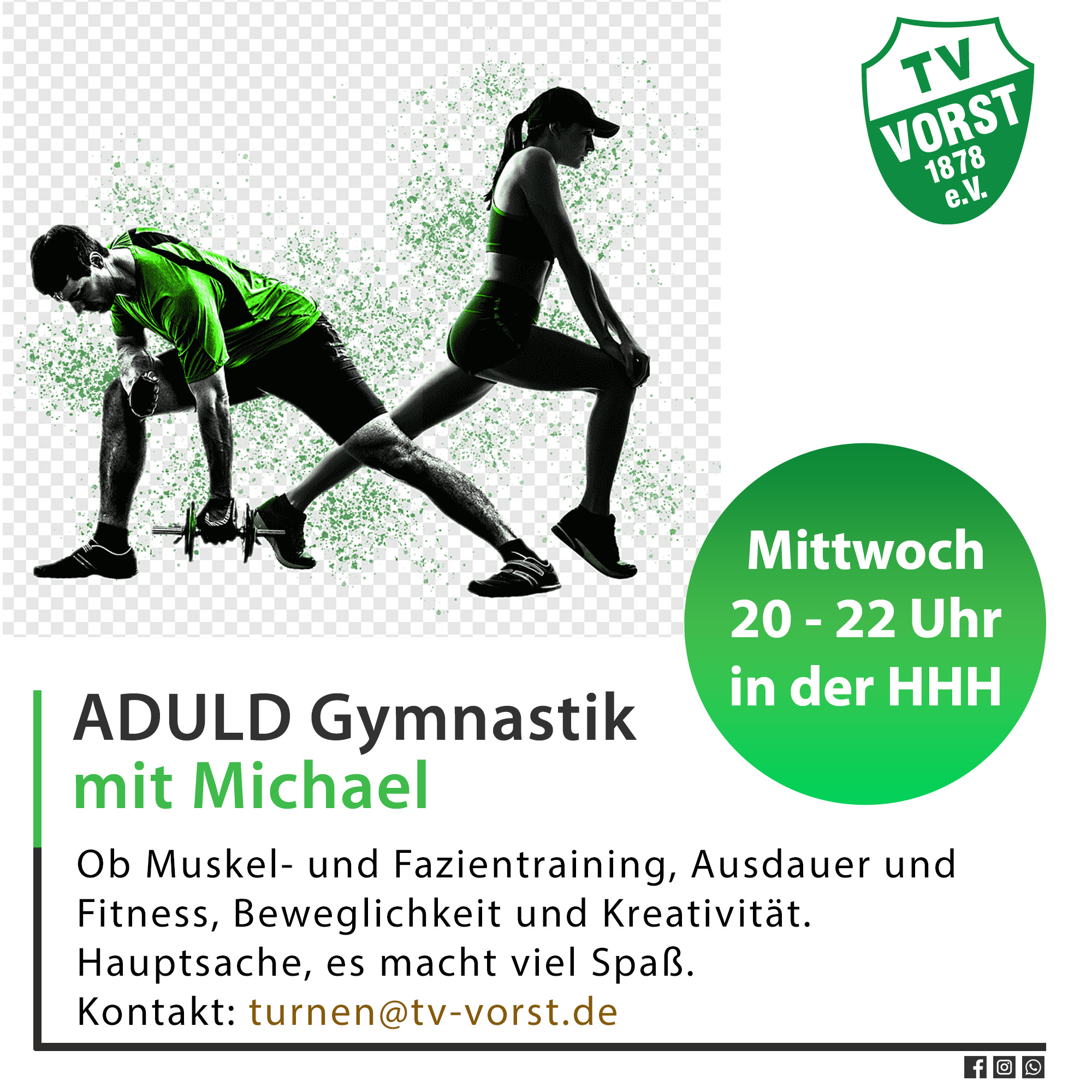 Aduld Gym Erwachsenen Fitness mit Michael Deitlaff