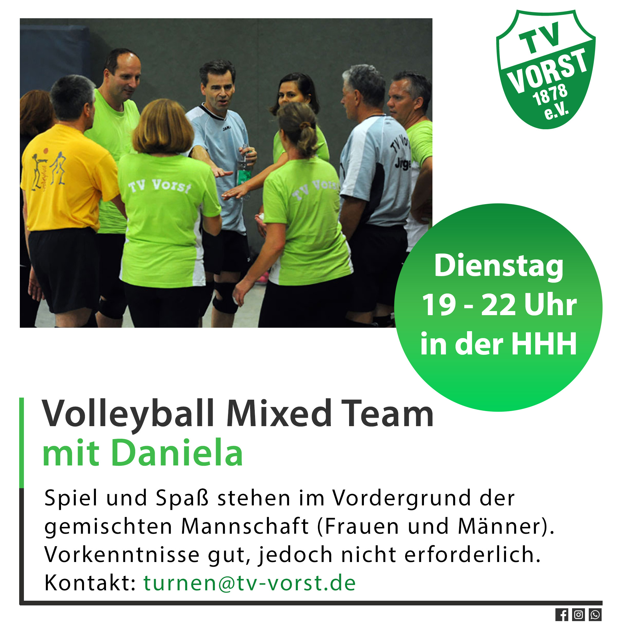 Volleyball Mixed Team Mannschaft Volleyball Mixed Team TV Vorst