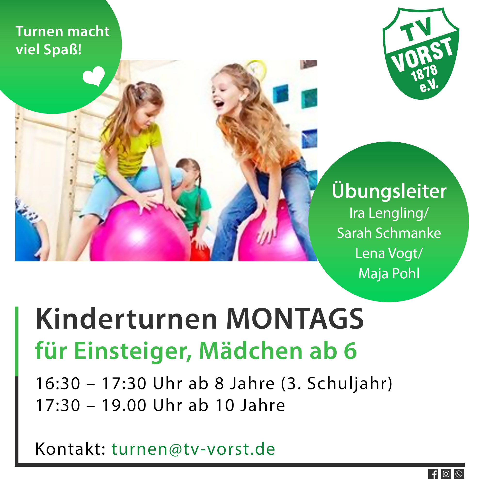 Kinderturnen im TV Vorst