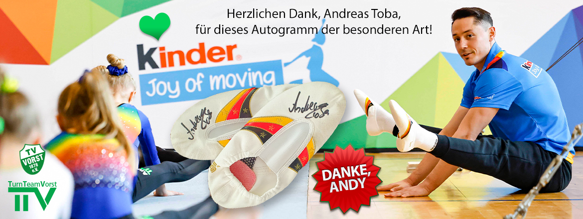 Andreas Toba Special Autogramm Turnschlappen
