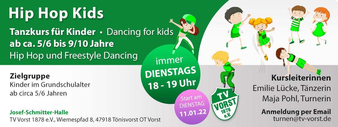 Vorster Hip Hop Kids Hip Hop Kids - Tanzen für Kinder