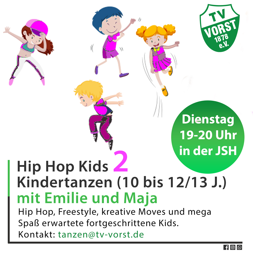 TV Vorst Kindertanzen HIP HOP KIDS