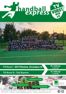 TV Vorst Handball Express 2022-02