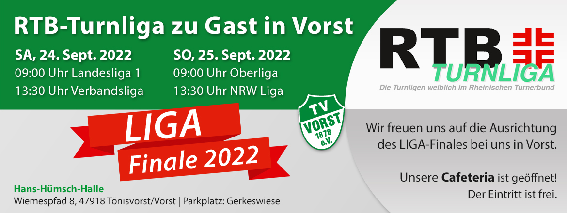 RTB Turnliga FINALE 24./25.09.2022 RTB LIGA-Finale in Vorst